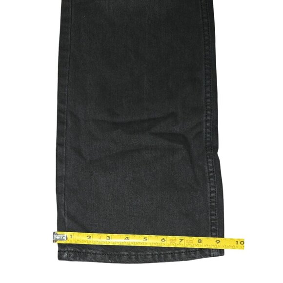 Arizona Womens Hi-Rise Bootcut Distressed Black Jeans Size 5 EcoVero Denim - Picture 8 of 10